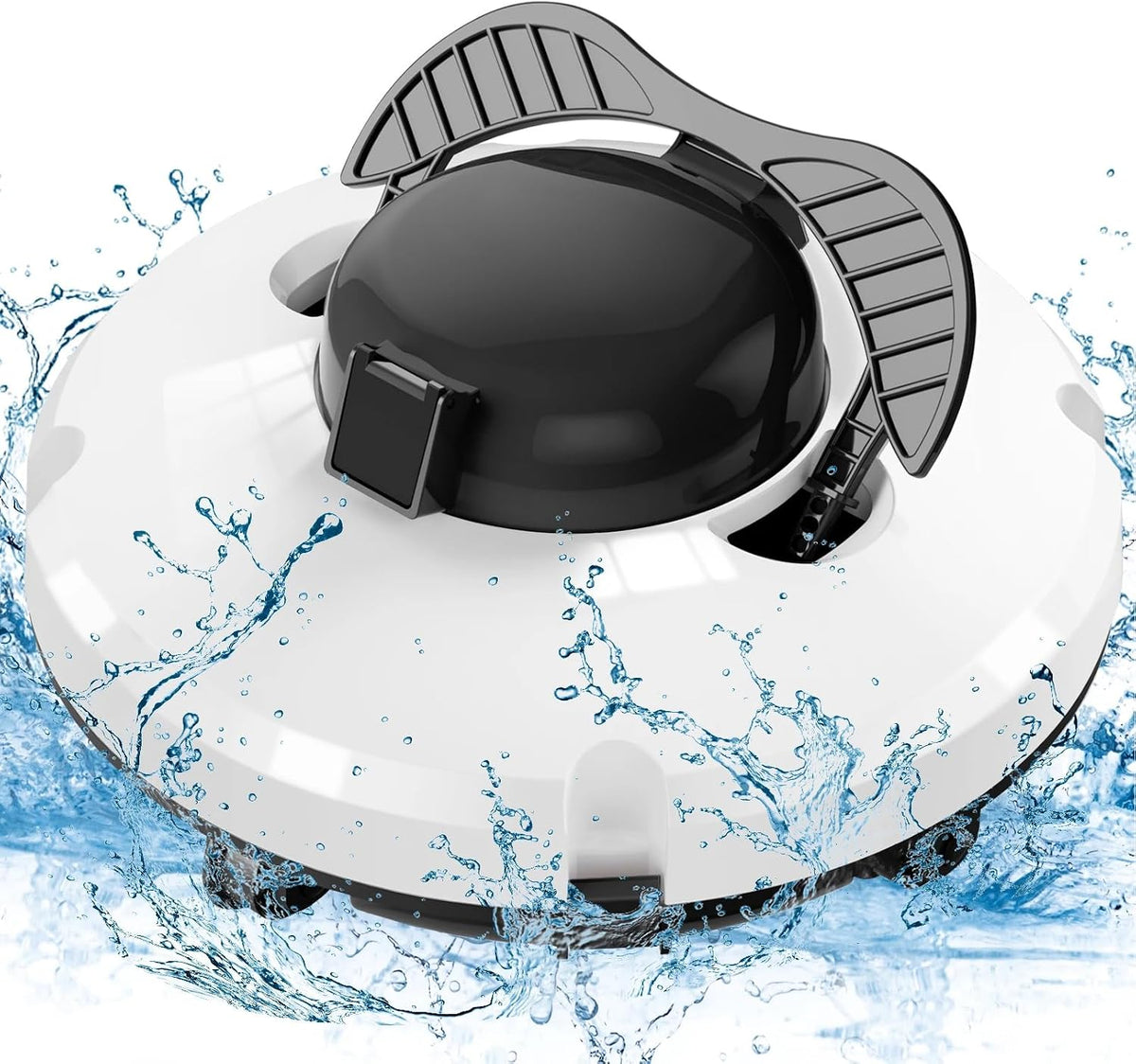 UOEONR Staubsauger, 33,33,15 cm., Weiß, Poolroboter, Akku mit 5200 mAh, leistungsstarke Reinigung von 120 Minuten