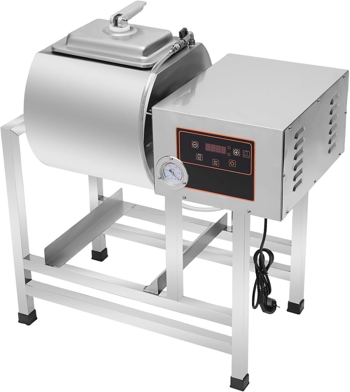 DJOAIUYF Fleischwölfe, 78 x 42 x 83 cm, 200 W, 220 V, 38 L, Edelstahl, Silber, Fleischwolf Elektrisch Fleischwolf Edelstahl Meat Grinder