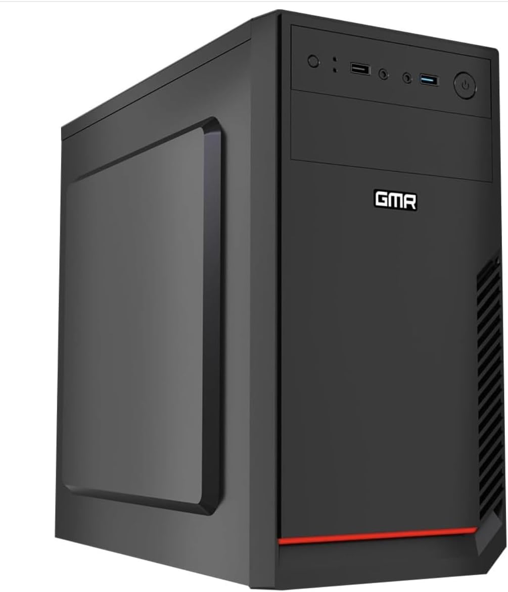 GMR Tower-PCs, Grau, Ultra i5 Office PC - Business Office Computer + Tastatur