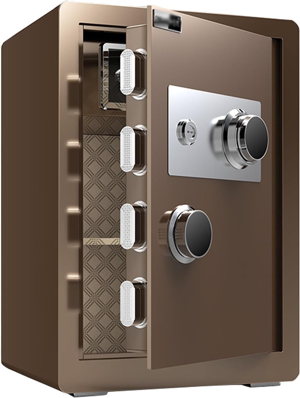 XRRJFYH Möbeltresore, 70CM, Braun, Tresor Mechanische Zahlenkombination Geldkassette mit, Büro und Hotel(Brown