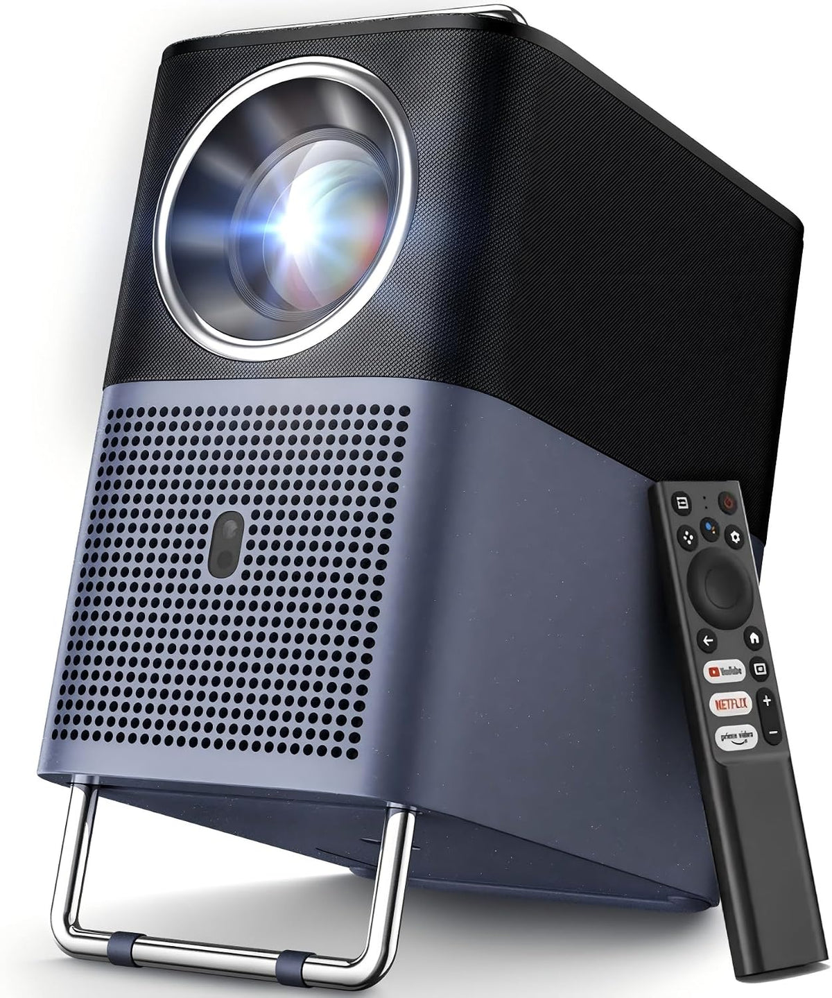 TCL Beamer, 8 W, Schwarz, A1s 4K-kompatibel, Integriertes Offizielles Google TV/Netflix/APV, 2×Dolby, 600 ISO Lumen
