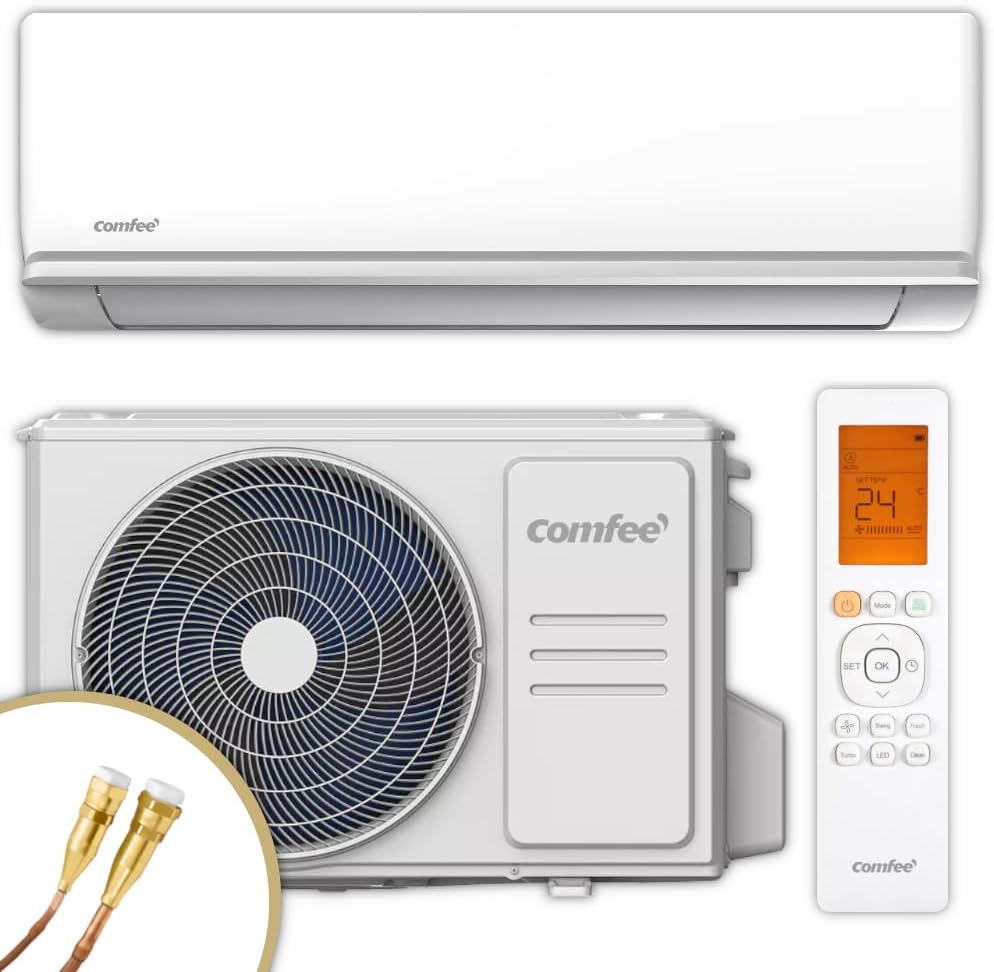 Comfee Split-Klimaanlage, Schwarz, Split-Klimagerät 18000BTU EEK:A+++ INFINI SAVE 18