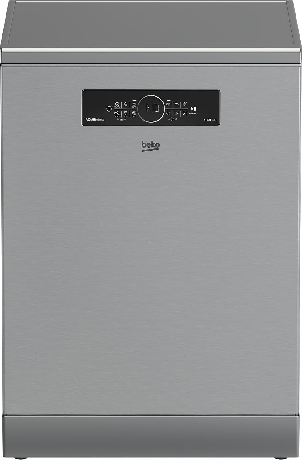 Beko Geschirrspüler, 60 cm, Silber, BDFN36550XP, freistehend und unterbaufähig, für 15 Maßgedecke, 6 Programme