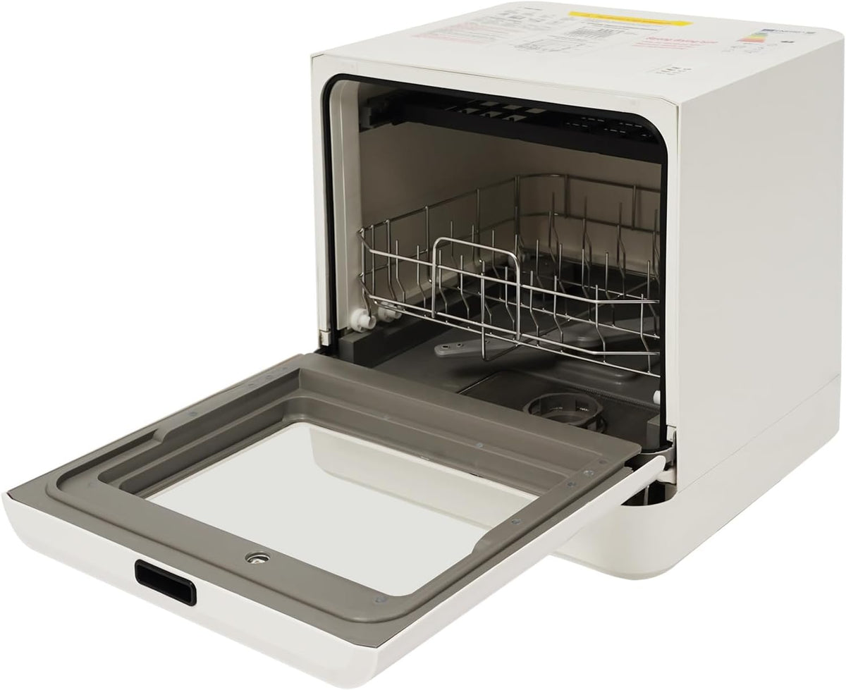 Tisch Tischgeschirrspüler, 6–8 Teller Oder SchüSseln, 800 W, 52 Db, Abs, Pp, Legierung, Weiß