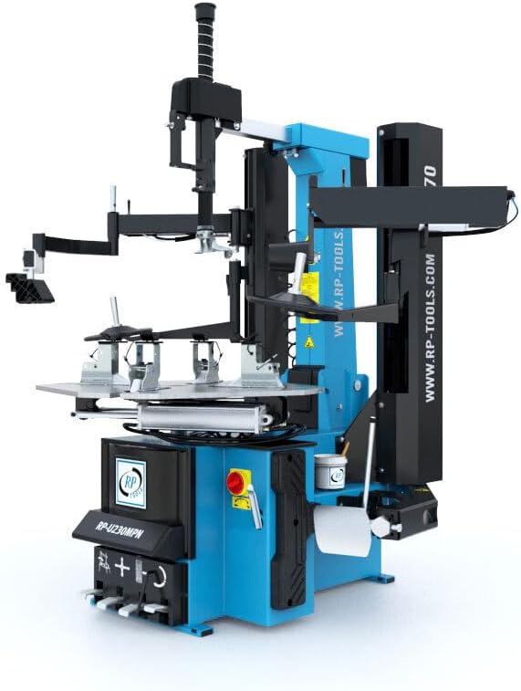 RP-TOOLS Reifenmontagemaschinen, 30 ZOLL, 400 V, Blau/Schwarz, Reifen Montiermaschine bis 3Ph (2 Stufen) 12-30