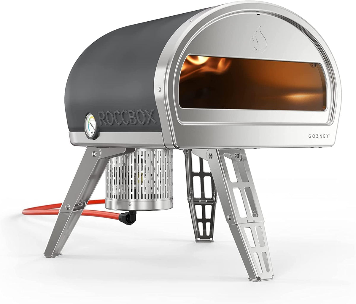 InvaXe Pizzaofen, Schwarz, Roccbox By Gozney Mobiler Outdoor für Zuhause
