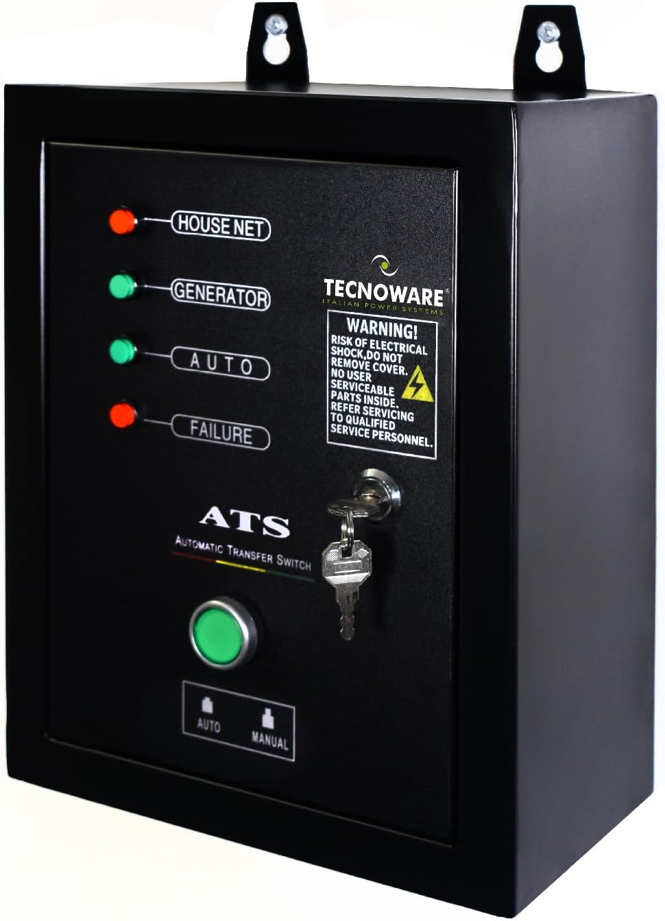 Tecnoware Power Systems Powerstation, Schwarz, ATS für Benzingenerator, Elektrisches/Automatisches Startsystem