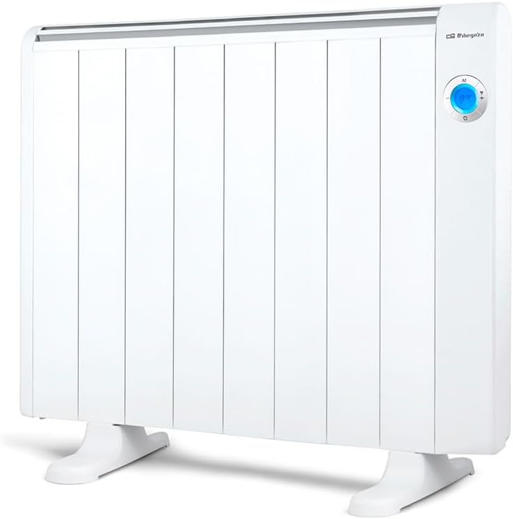 Orbegozo Heizkörper, 72,1 x 59 x 7,5 cm, 1500 W, Schwarz, RRW 1500 - Heizlüfter, niedriger Verbrauch, WLAN, LCD-Digital-Display