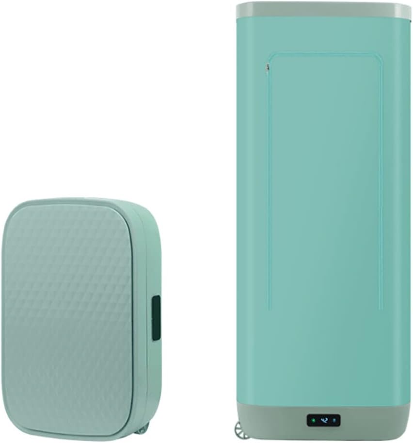 HYDEE Wäschetrockner, Weiß, Zusammenklappbarer tragbarer, Haushalts-Mini-Schnelltrockner, Kleidertrockner mit einem Regal für Wohnung
