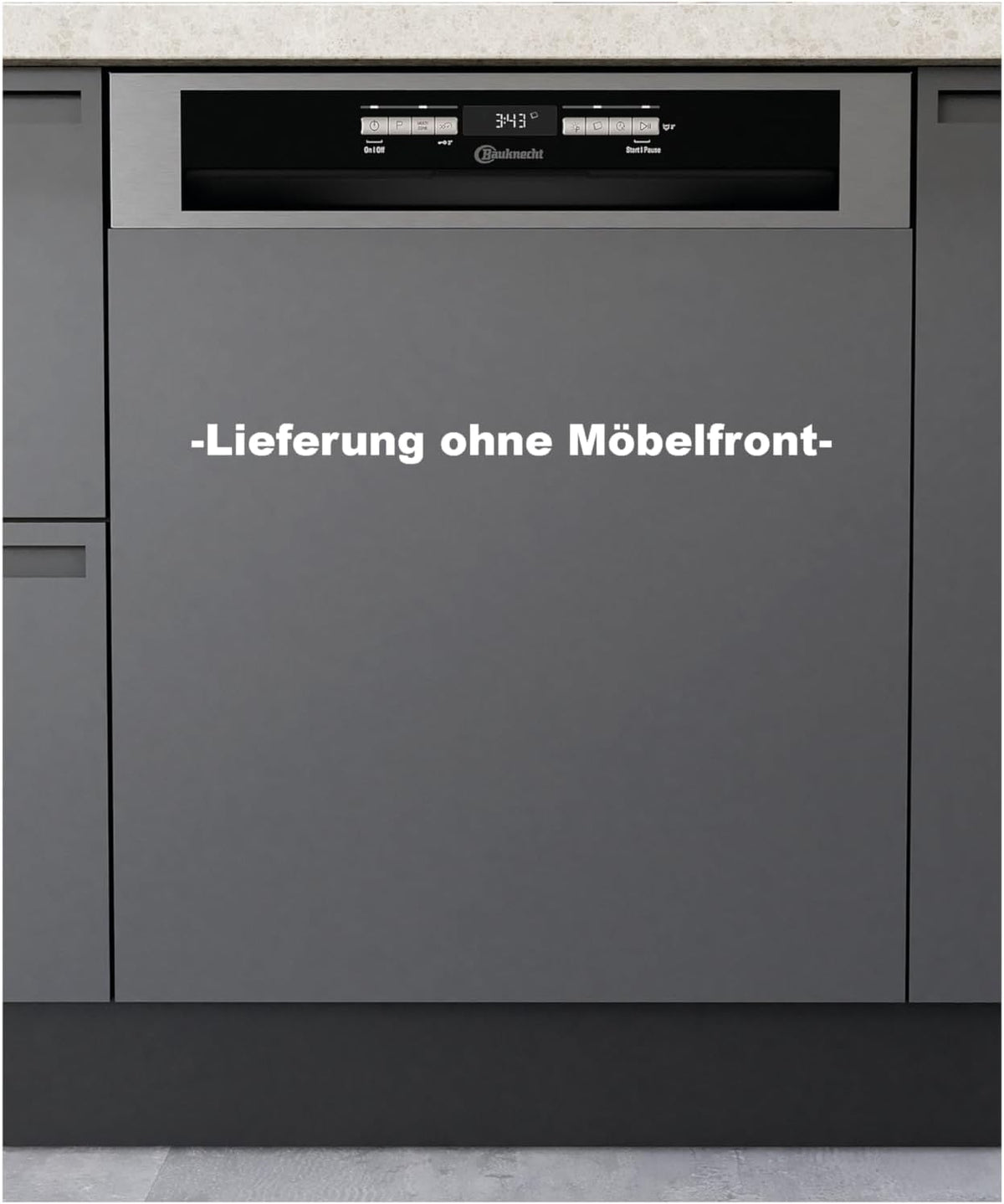 Bauknecht Geschirrspüler, 60 cm, Silber, BBO 3O41 PLT Integrierbarer /14 Maßgedecke /10, Einbau, Edelstahl