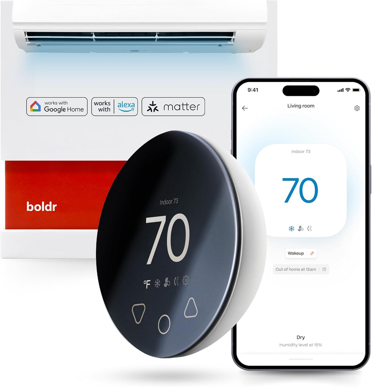 Klima Klimaanlagen Ersatzteile & Zubehör, Weiß, Smart Thermostat für anlage, Fenster anlage, Mini Splits und Wärmepumpen