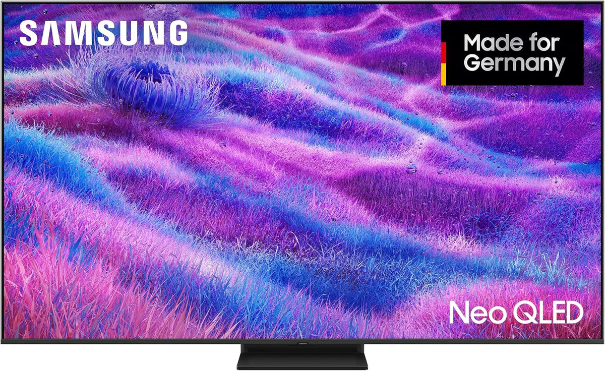Samsung Fernseher, 85 Zoll, 214 cm, Schwarz, Smart TV, Neo QLED 4K QN80F Mini LED, NQ4 AI Gen2 Prozessor, Quantum Matrix Technology Core