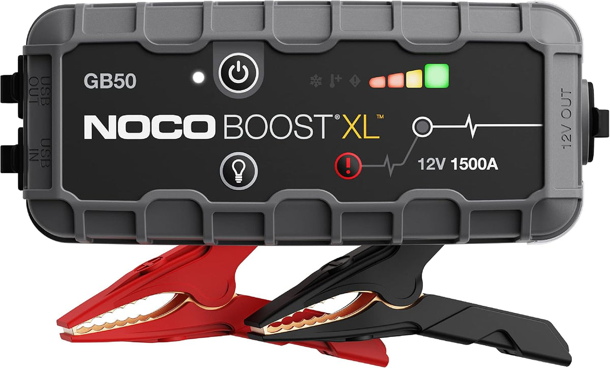NOCO Starthilfegeräte, 7,0 L, 4,5 L, Schwarz, Boost GB50 1500A Starthilfe Powerbank bis Benzin & Diesel