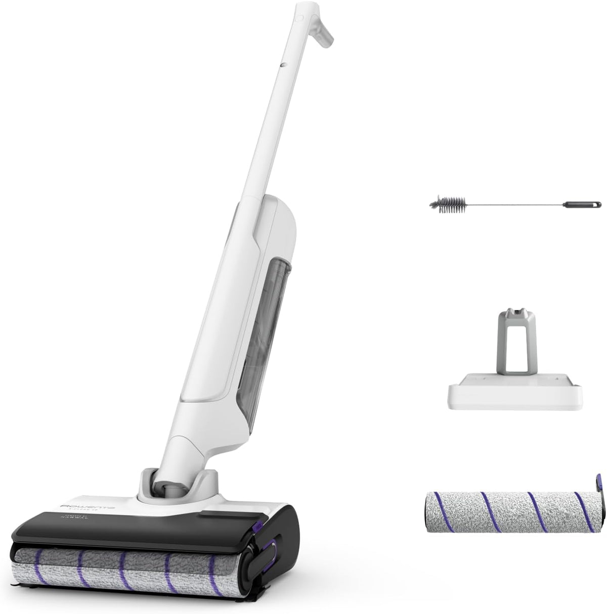 Rowenta Nass-,Trockensauger für den Haushalt, Schwarz, X-Clean 10, kabelloser Akku-Nass-Trockensauger, Saugwischer