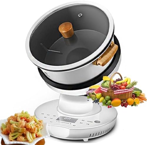 Kochmaschine Multikocher, 2000 W, 8 l, Grau, automatisches multifunktionales Rühren, 360 ° drehbar, 3D-Allround-Heizung
