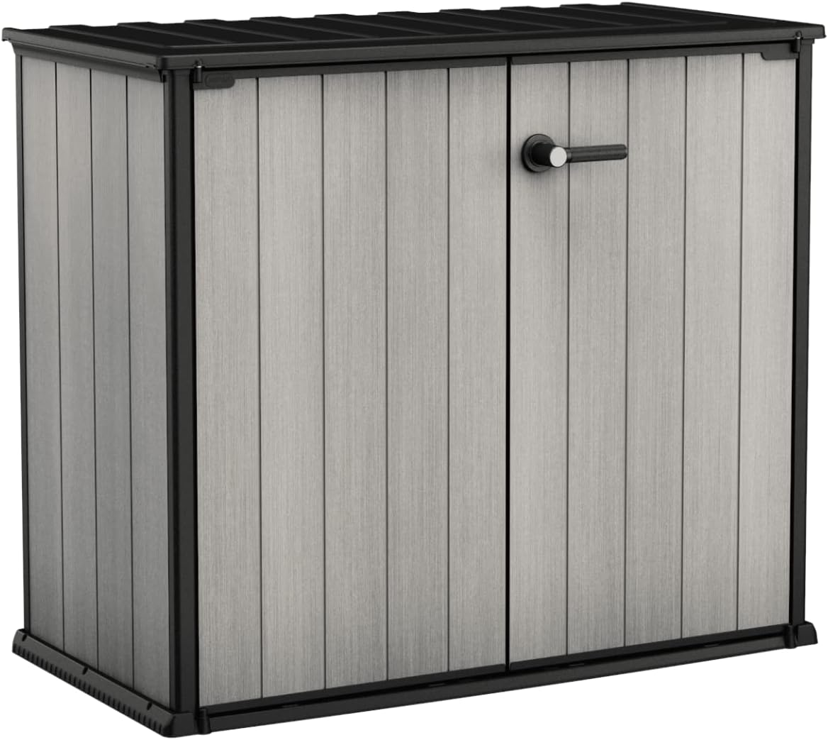 Keter Aufbewahrungsboxen, 1m, Grau, Geräteschrank Patio Store