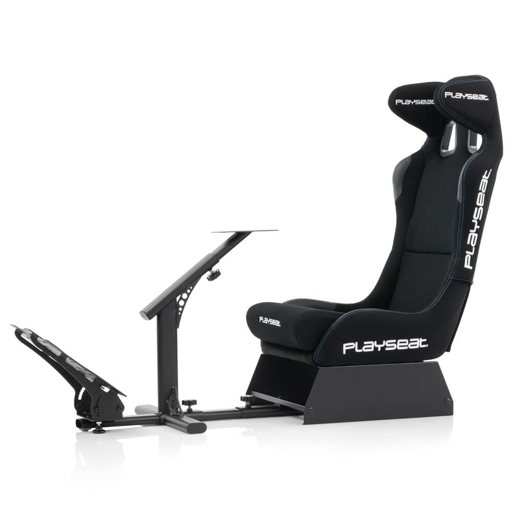 PLAYSEAT Gaming-Stühle, Schwarz, Frei Verstellbar, Unterstützt Direct Drive, Mit allen Lenkrädern und Pedalen kompatibel