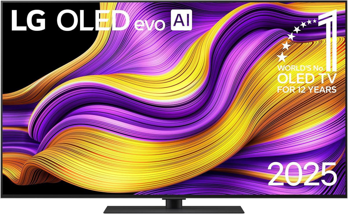 LG Fernseher, 55 Zoll, 139 cm, Schwarz, OLED55G59LS TV 4K OLED evo AI TV (α11 Gen2 4K AI, webOS 25, 120Hz (VRR bis zu 165Hz)) [Modelljahr 2025]