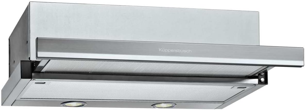 Küppersbusch Dunstabzugshaube, 60 cm, Silber, DEF 6300.0 E K-SERIES.3 Flachschirmhaube Edelstahl