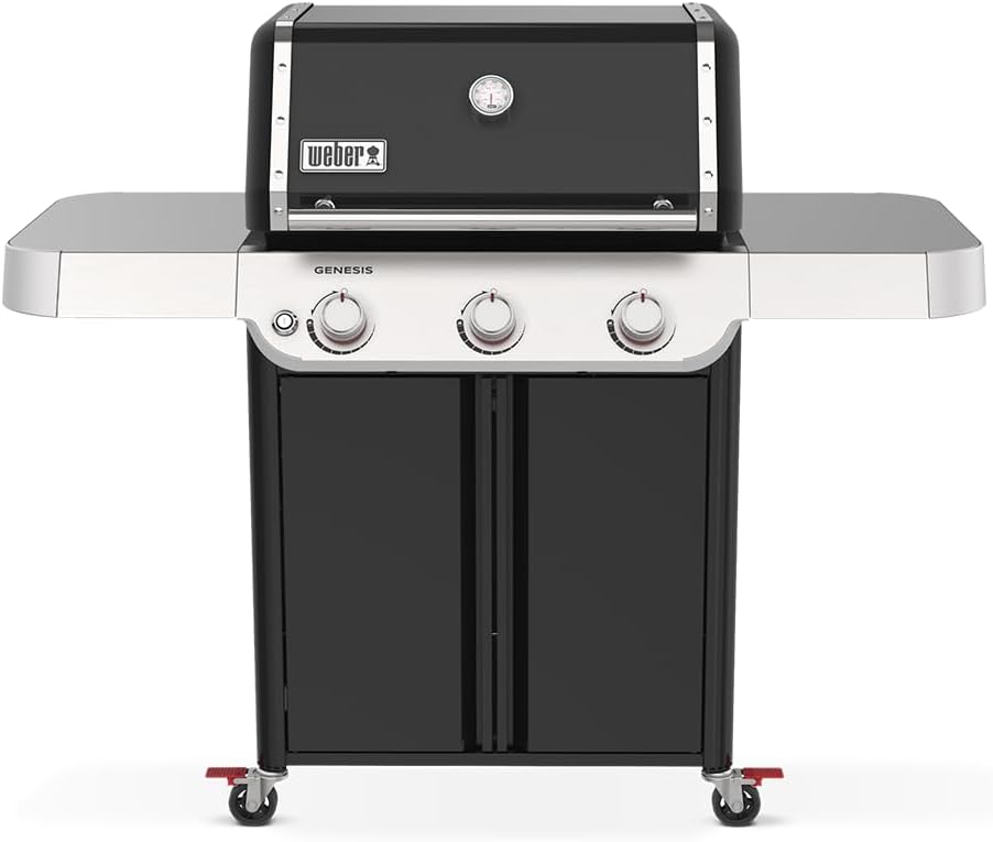 Weber Gasgrill, Schwarz/Silber, Genesis E-315