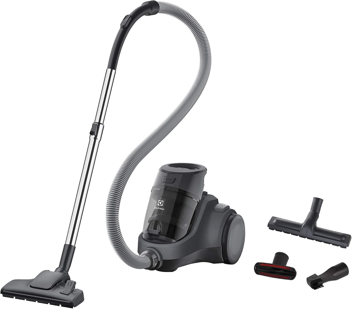Electrolux Staubsauger, 1,8 Liter, 750 W, Schwarz, Ec41-4T Ease C4 beutelloser, 80 Dezibel, Stahl