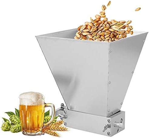 Mahlmühle Elektrische Getreidemühlen, Silber, Getreidemühle aus Edelstahl, manuelle Küchenmaschine mit verstellbaren Walzen