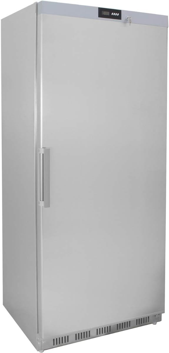ZORRO Kühlschrank, Silber, Lager ZHT ECO 600 R s/s Gastro Edelstahl mit Volltüre