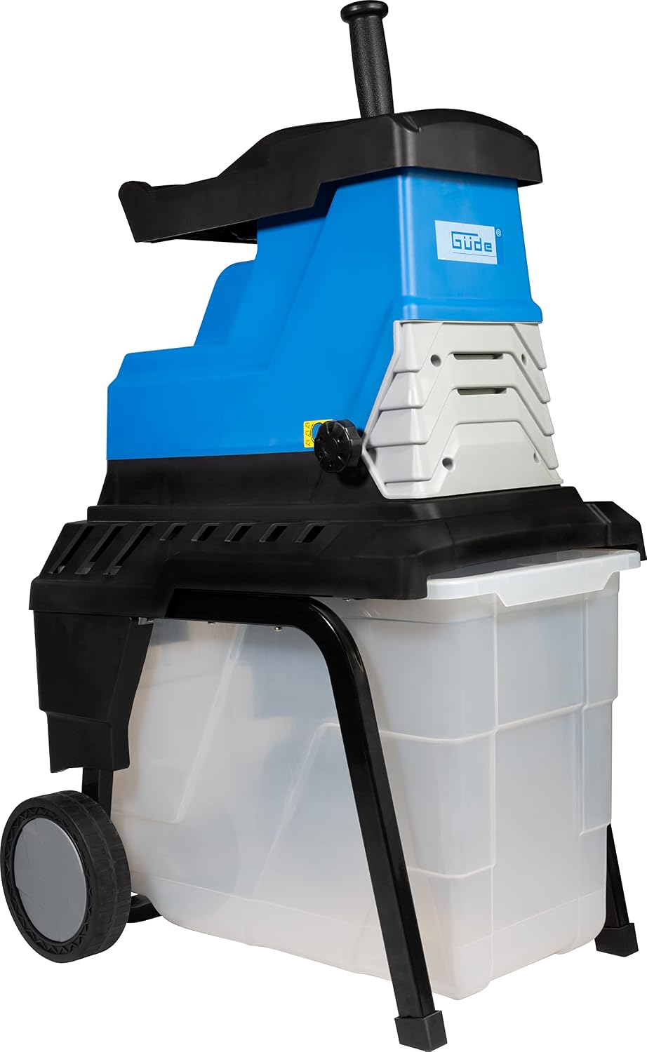 Güde Häcksler & Mulcher, 2800 W, 45 mm, 55 L, Blau, 94375 GH 2800 Super Silent Gartenhäcksler (, Induktionsmotor, Fangbox