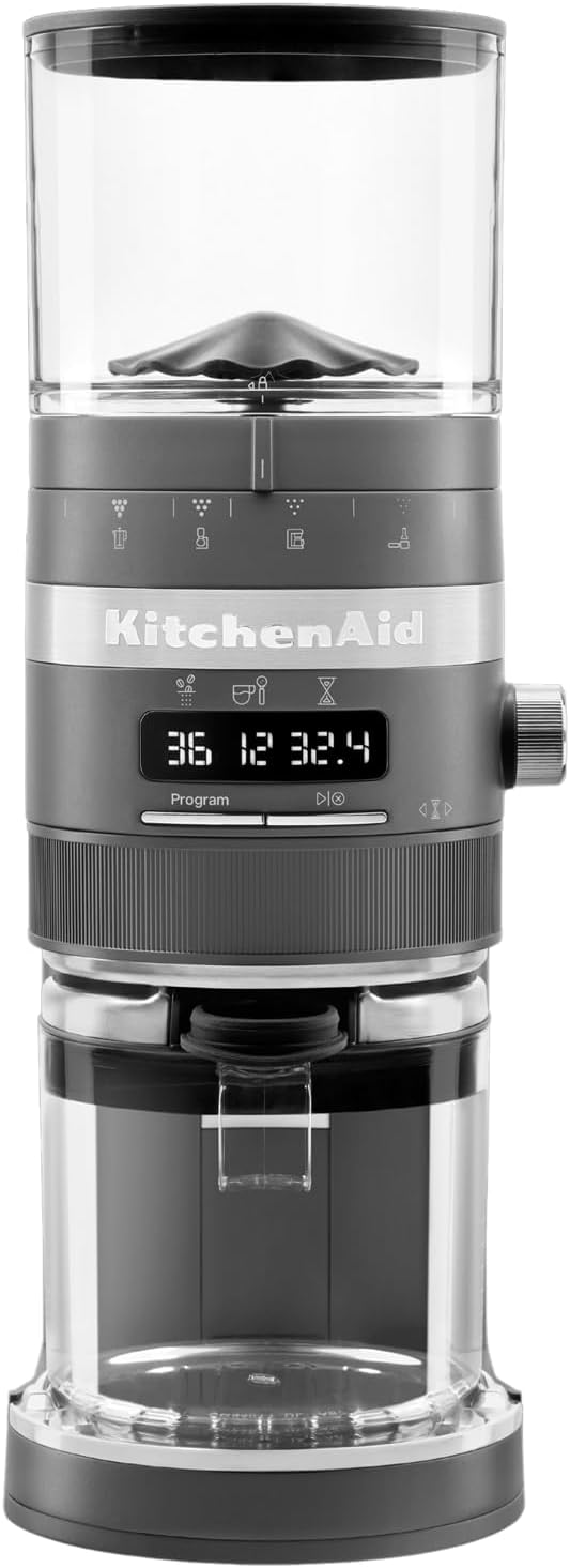 KitchenAid Manuelle Kaffeemühlen, silber, Kitchen Aid KAFFEEMÜHLE - ARTISAN 5KCG8433 - Medaillon