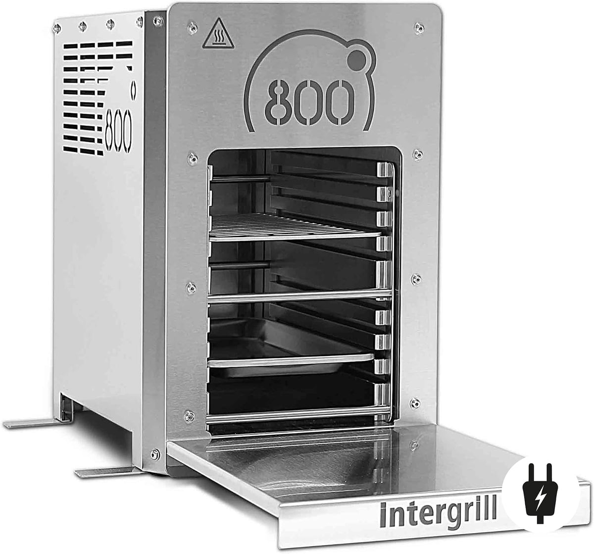 intergrill Elektrogrill, 2,88 kW, Silber, 800° Edelstahl