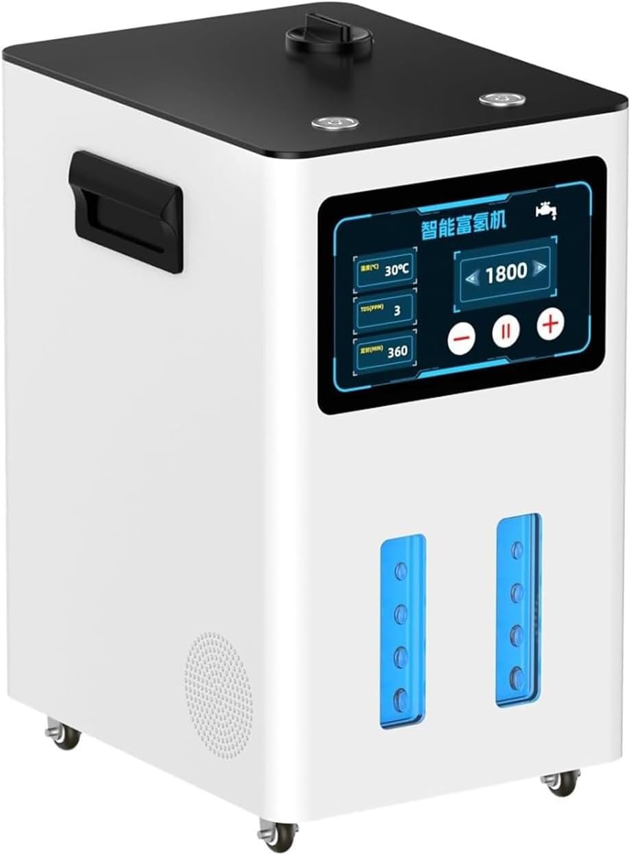 HEIHEIZI Powerstation, Weiß, Neuer Wasserstoffgenerator, Browns-Gas-Inhalationssystem, 99% hochreines, geräuscharmes Wasserstoff-Inhalationsgerät