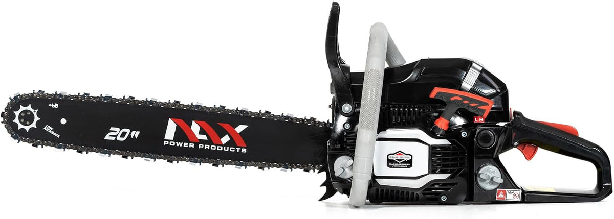 NAX Kettensäge, 50.8 cm, 2 kW, schwarz/rot/grau, POWER PRODUCTS Benzin 500C, 61.5 cm3 2-Takt Motor, Benzin, Motorsäge Führungsschiene 20'