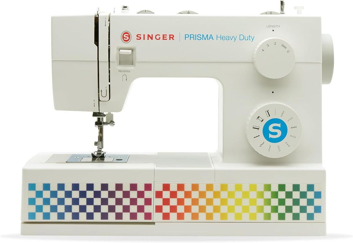 Singer Overlock-Nähmaschinen, Schwarz, Prisma Heavy Duty 4411 Nähmaschine mechanisch, 11 Stichprogramme, leistungsstarker Motor