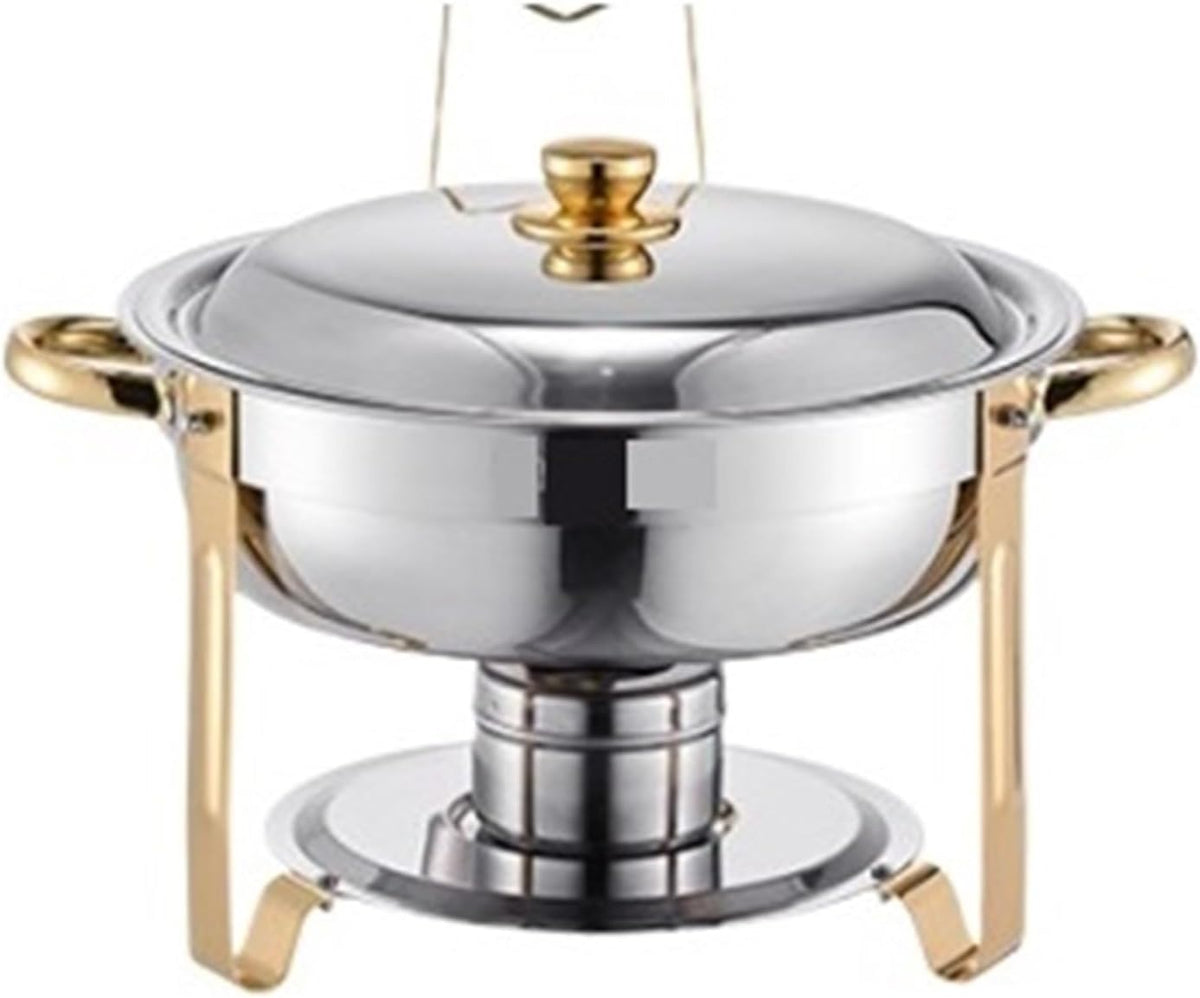 Chafing Buffetschrank, Gold, Dish Buffet-Set, Edelstahl-Chafer