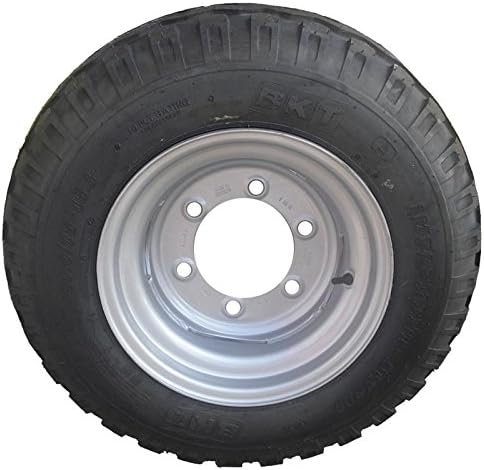 BKT Auto, Schwarz/Silber, RAD 10.0/75-15.3 10PR AW-702 6Loch/ET-5/E2 incl Felge