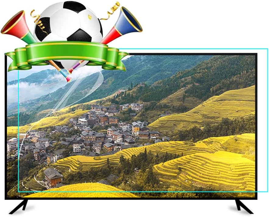 AIZYR Monitor, 85 Zoll, Schwarz, UV-Schutz TV Screen Protector Augenschutz Anti Blaues Licht, 77inch 1722x993 mm