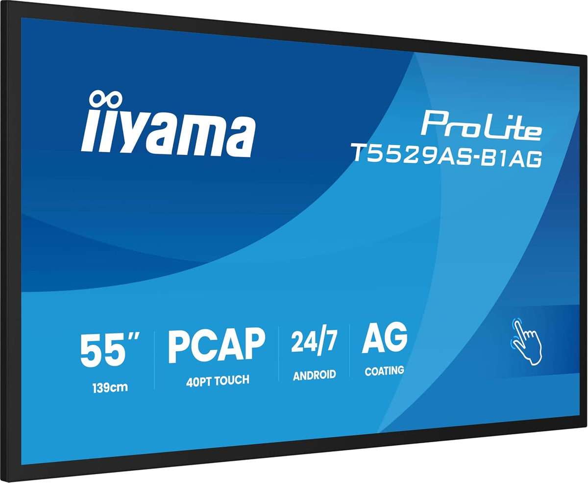 Digital-Signage-Display, 55 Zoll, 140 cm, schwarz, iiyama ProLite Diagonalklasse LCD-Display