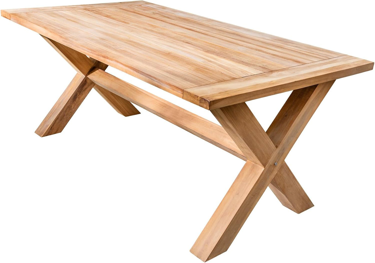 Riess Ambiente Esstisch, 180 cm, Teak, .de Wetterfester Gartentisch Empire Massivholz Outdoor, Massiver für Deinen Garten