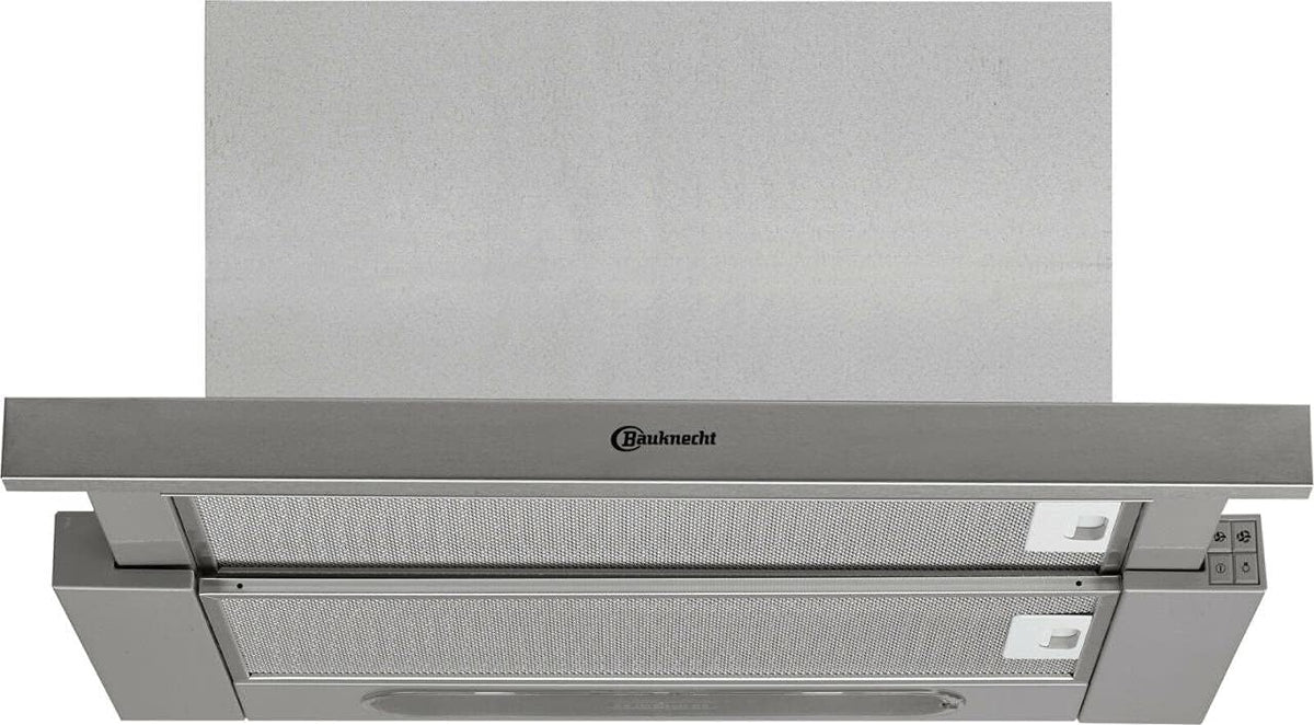 Bauknecht Dunstabzugshaube, 60 cm, Silber, DBAH 65 LM X Flachschirm / / Für Abluft- und Umluftbetrieb