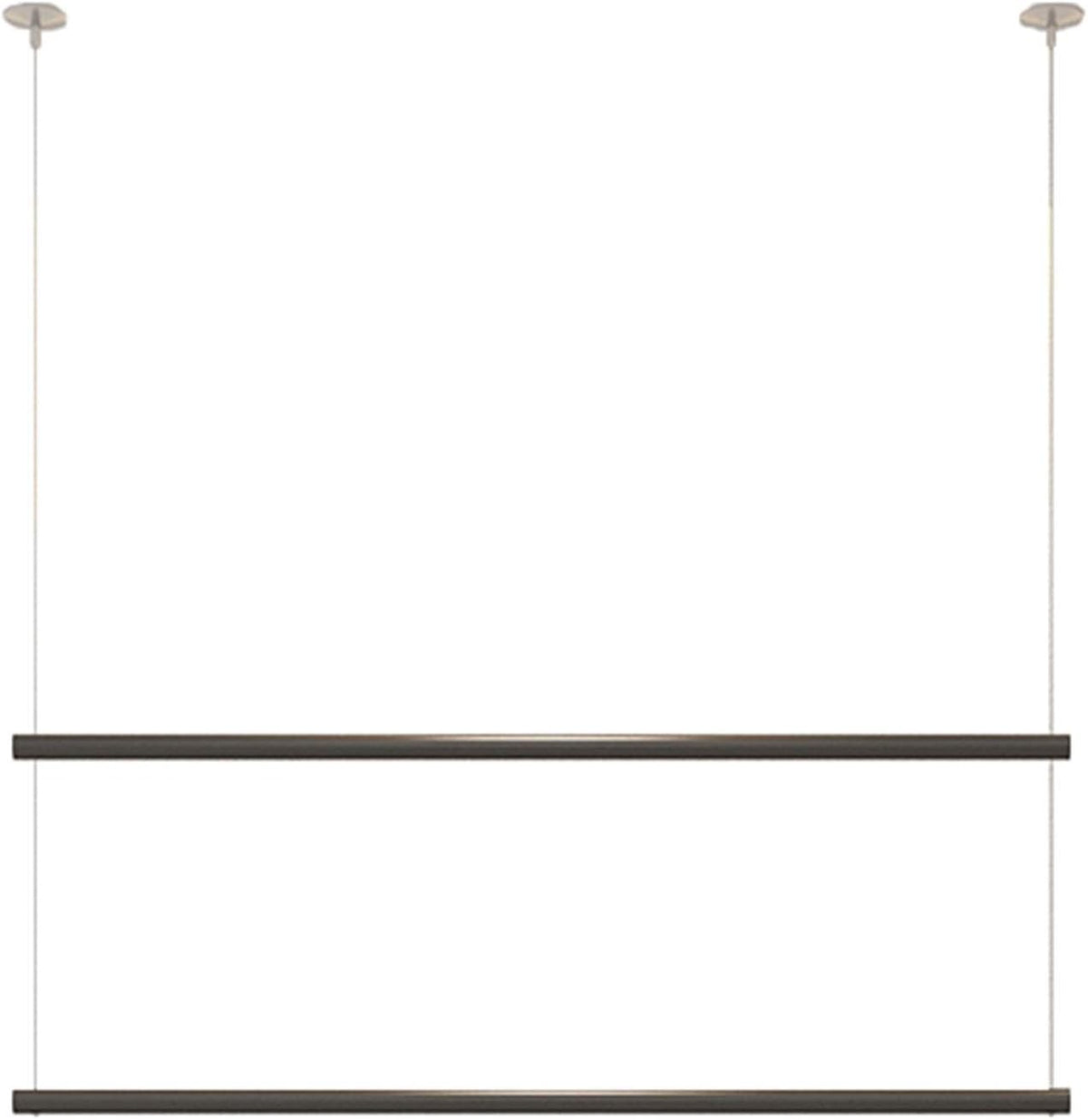 Wohnzimmerschrank Kleiderständer, 80 cm, 100 cm, 120 cm, 150 cm, 180 cm, 200 cm, Metall, Schwarz